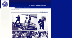 Desktop Screenshot of kinderturnen.tva-1860.de