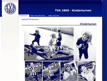 Tablet Screenshot of kinderturnen.tva-1860.de